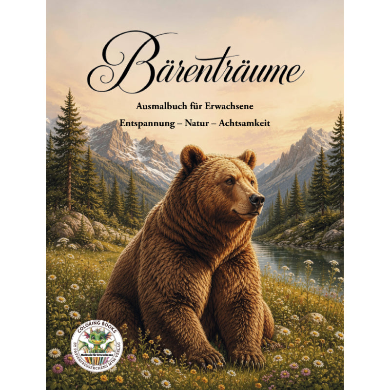 Bärenträume Malbuch für Erwachsene - Download PDF