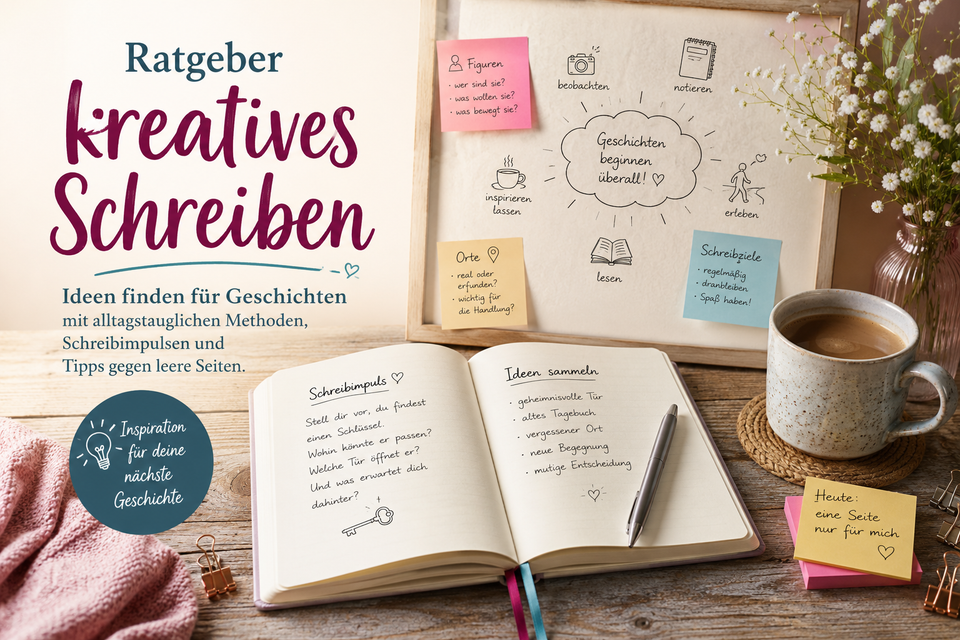 Ratgeber kreatives Schreiben: Ideen finden - Papierfresserchens MTM-Verlag