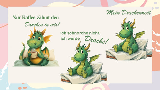 Buchcover auf Tassen und Shirts: Fantasie sichtbar machen