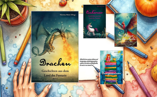 Koelletion von Buchcover von Papierfresserchens MTM-Verlag