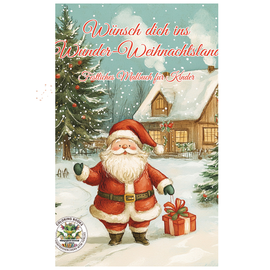 Wünsch dich ins Wunder-Weihnachtsland Malbuch Kinder ab 4