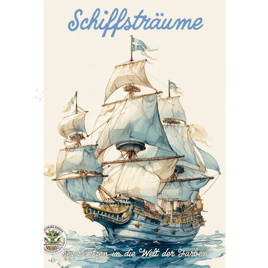 Schiffsträume - Maritimes Malbuch für Erwachsene: Entdecke die Freiheit der Farben