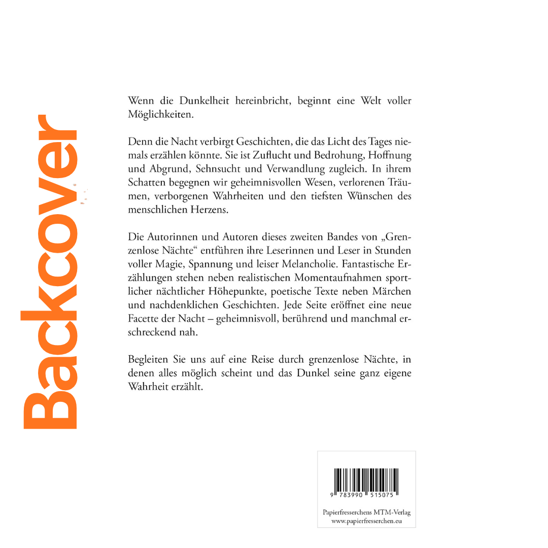 Grenzenlose Nächte Band 2 – Produktansicht 2 - Papierfresserchens MTM-Verlag