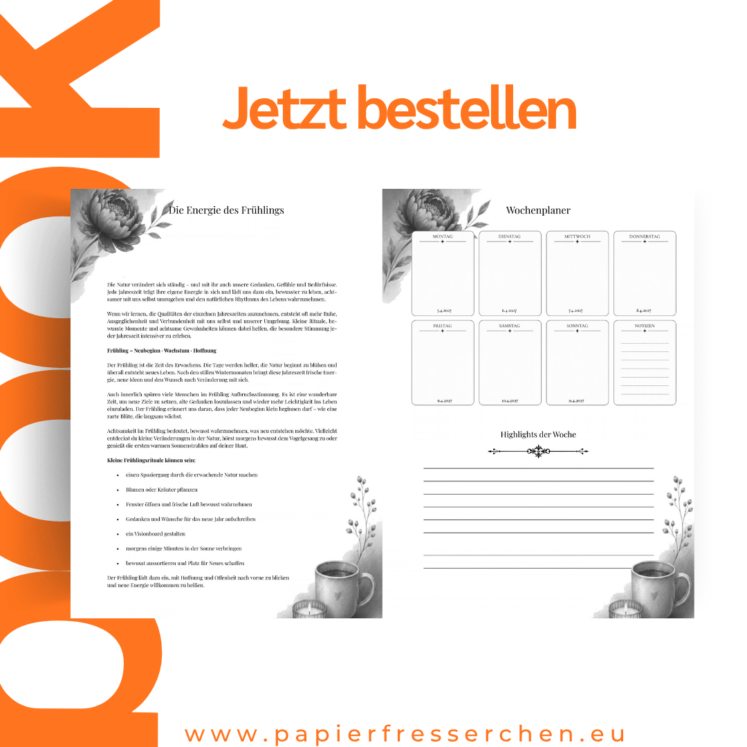 Zeitzauber 2027 - Kalender - Achtsamkeitskalender 2027 - s-w
