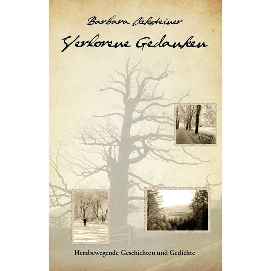 Cover des Gedichtbands „Verlorene Gedanken“ – Papierfresserchens MTM-Verlag
