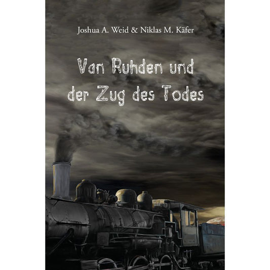 Cover des Rätselbuchs „Van Ruhden und der Zug des Todes“ – Papierfresserchens MTM-Verlag