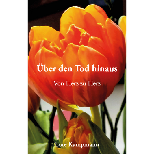 Cover des Gedichtbands „Über den Tod hinaus - Von Herz zu Herz“ – Papierfresserchens MTM-Verlag