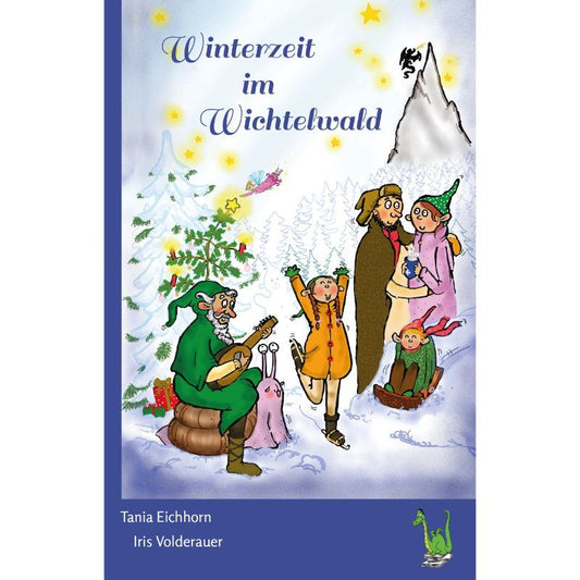 Cover des Kinderbuchs „Winterzeit im Wichtelwald“ – Papierfresserchens MTM-Verlag