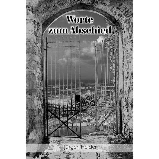 Cover des Gedichtbands „Worte zum Abschied“ – Papierfresserchens MTM-Verlag