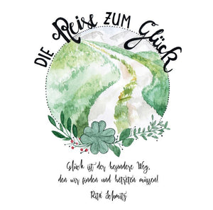 Reise zum Glück – Romantisches Buch für Verliebte – Hardcover