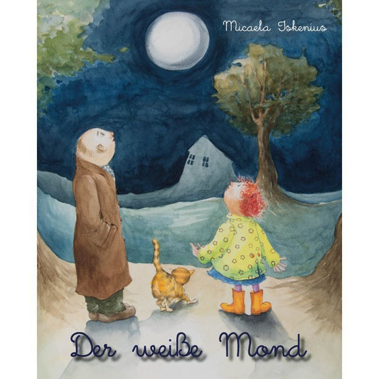 Cover des Bilderbuchs „Der weiße Mond“ – Papierfresserchens MTM-Verlag