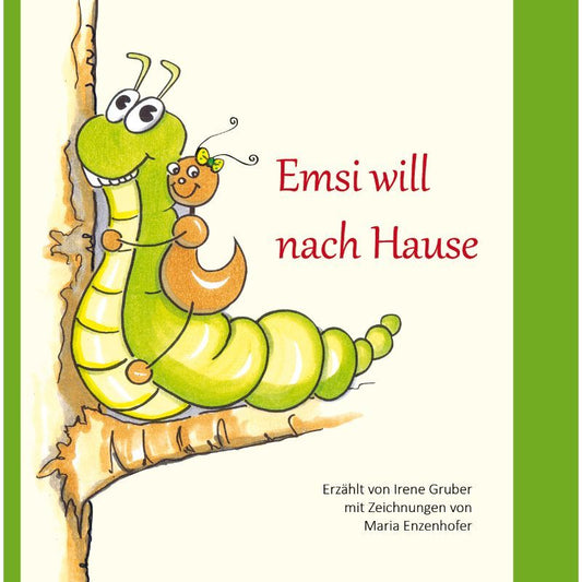 Cover des Bilderbuchs „Emsi will nach Hause“ – Papierfresserchens MTM-Verlag