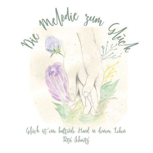 Cover der Anthologie „Die Melodie zum Glück“ – Papierfresserchens MTM-Verlag