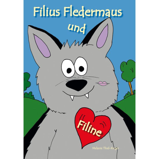 Cover des Bilderbuchs „Filius Fledermaus und Filine“ – Papierfresserchens MTM-Verlag