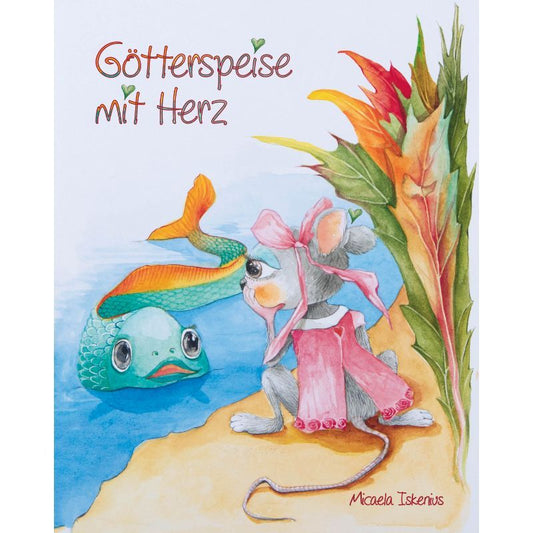 Cover des Bilderbuchs „Götterspeise mit Herz“ – Papierfresserchens MTM-Verlag
