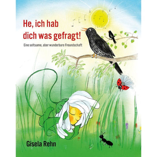 Cover des Bilderbuchs „He, ich hab dich was gefragt!“ – Papierfresserchens MTM-Verlag