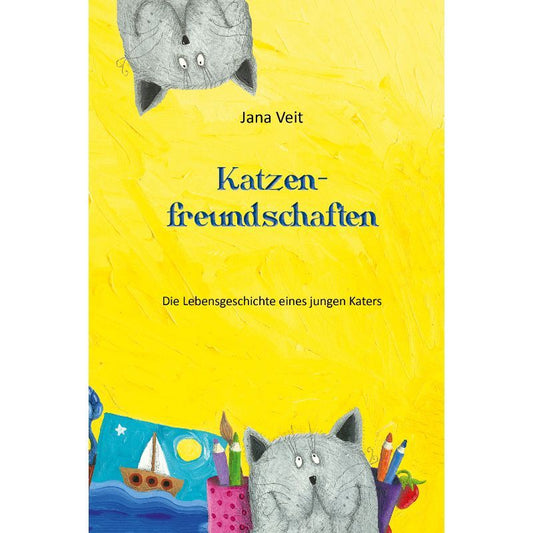 Cover des Buches „Katzenfreundschaften“ – Papierfresserchens MTM-Verlag