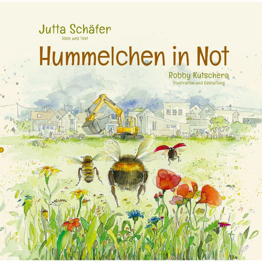 Cover des Heimatbuchs „Hummelchen in Not“ – Papierfresserchens MTM-Verlag