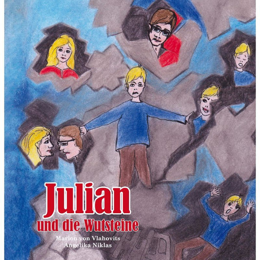 Cover des Bilderbuchs „Julian und die Wutsteine“ – Papierfresserchens MTM-Verlag