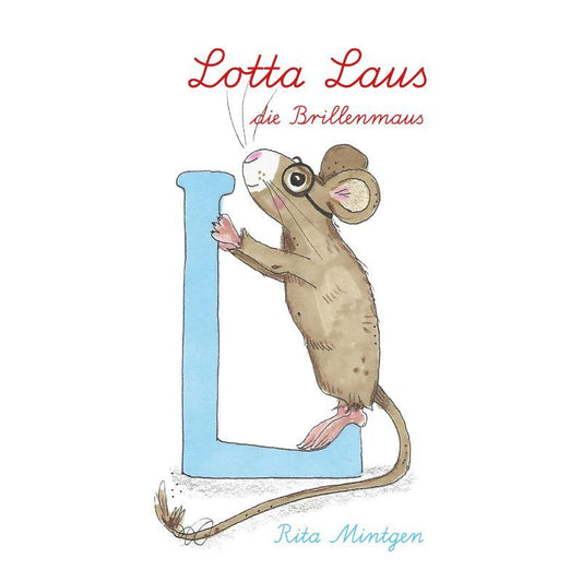 Cover des Rätselbuchs „Lotta Laus, die Brillenmaus“ – Papierfresserchens MTM-Verlag