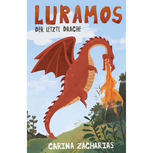 Cover des Fantasyromans „Luramos - Der letzte Drache“ – Papierfresserchens MTM-Verlag