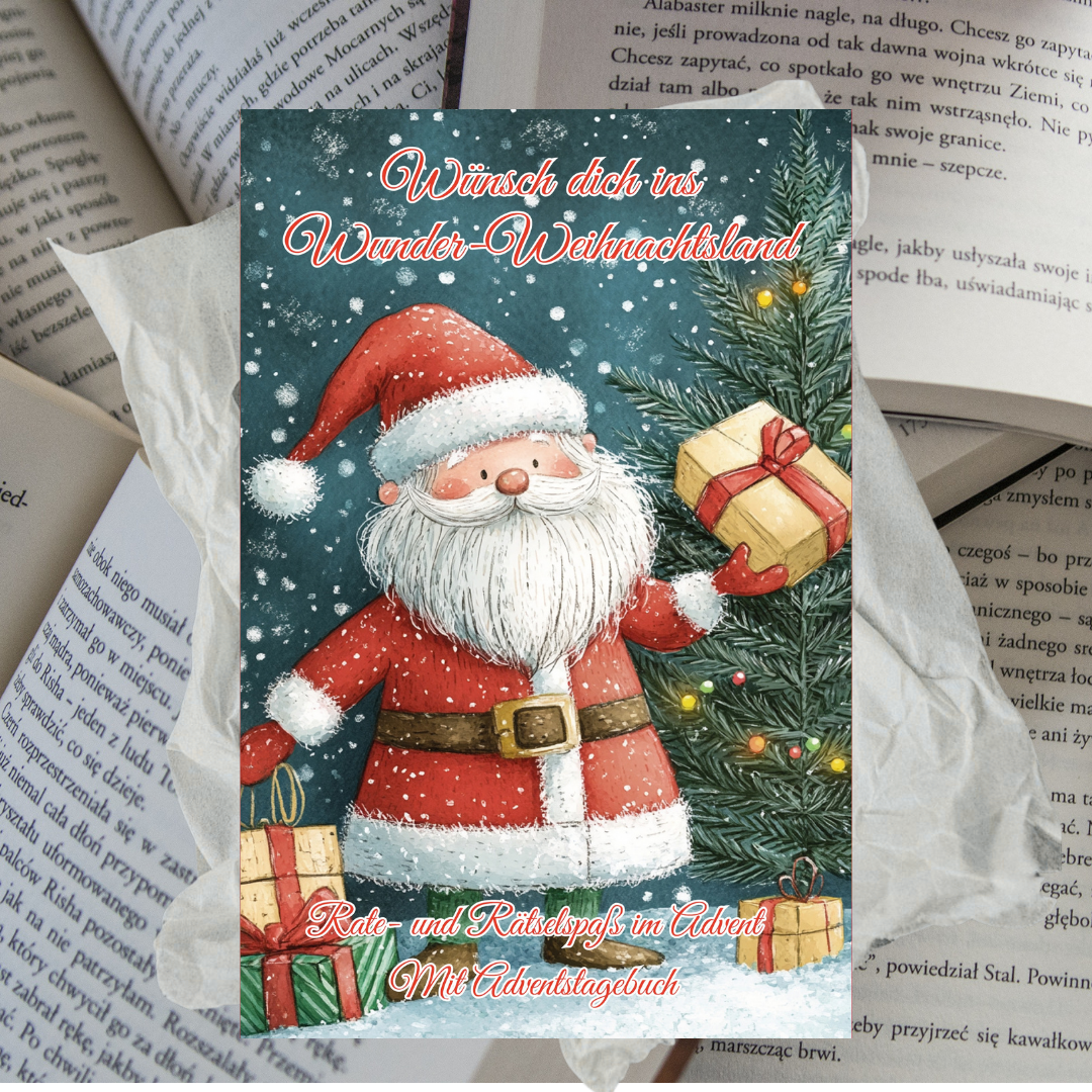 Wünsch dich ins Wunder-Weihnachtsland - Weihnachtliches Rätselbuch für unvergessliche Adventsmomente