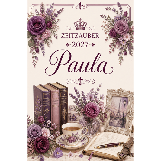 Paula Kalender 2027 - Wochenplaner, Tagebuch, für Frauen