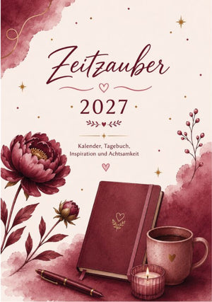 Zeitzauber 2027 - Kalender - Achtsamkeitskalender 2027 - s-w