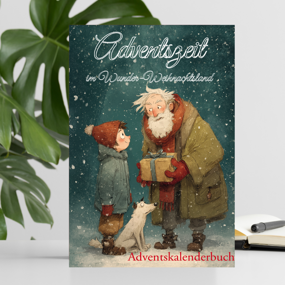 Adventszeit im Wunder-Weihnachtsland - Adventskalenderbuch für Kinder