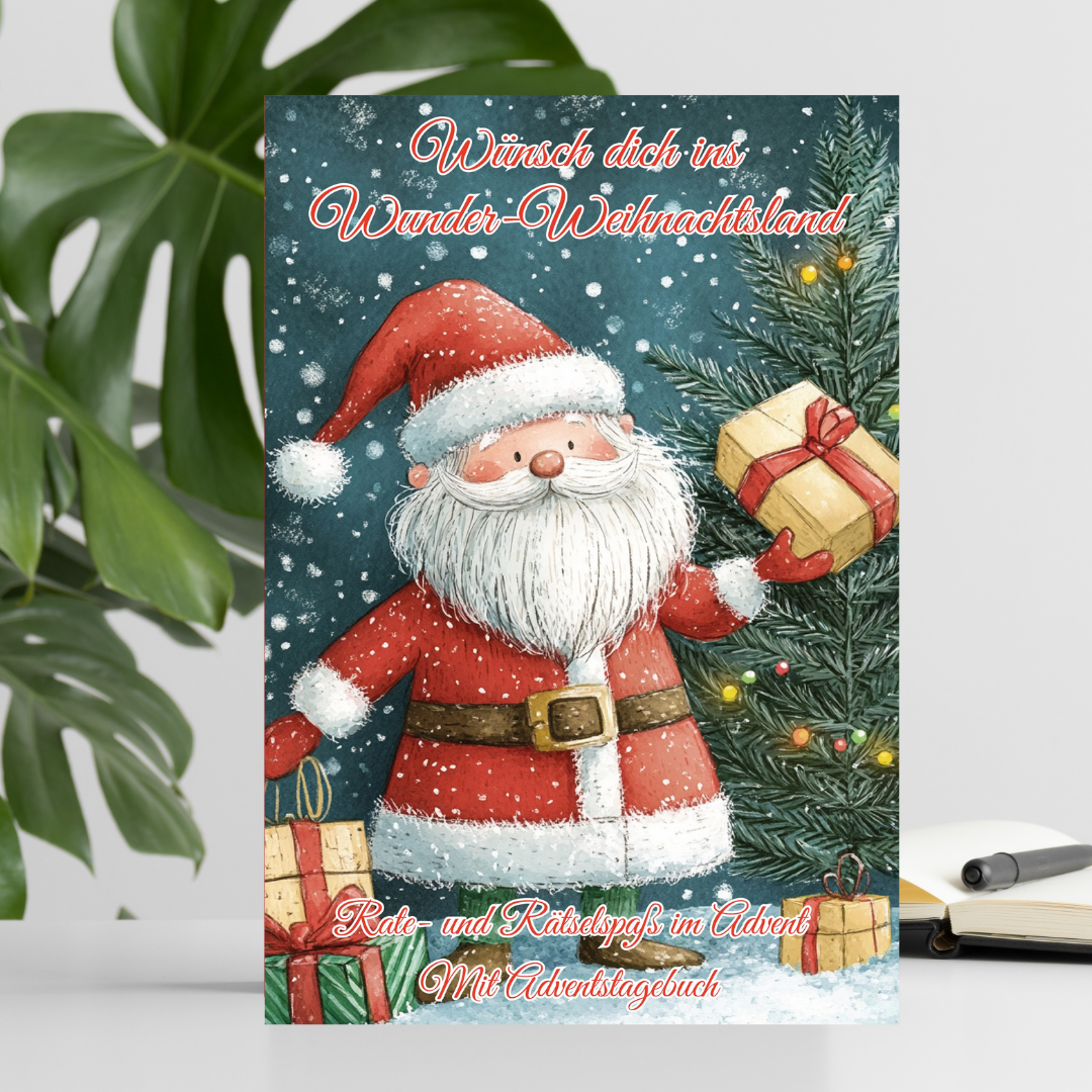 Wünsch dich ins Wunder-Weihnachtsland - Weihnachtliches Rätselbuch für unvergessliche Adventsmomente