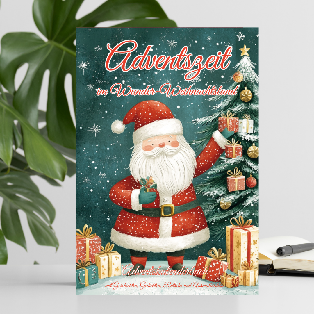 Adventszeit im Wunder-Weihnachtsland - Adventskalenderbuch für Kinder