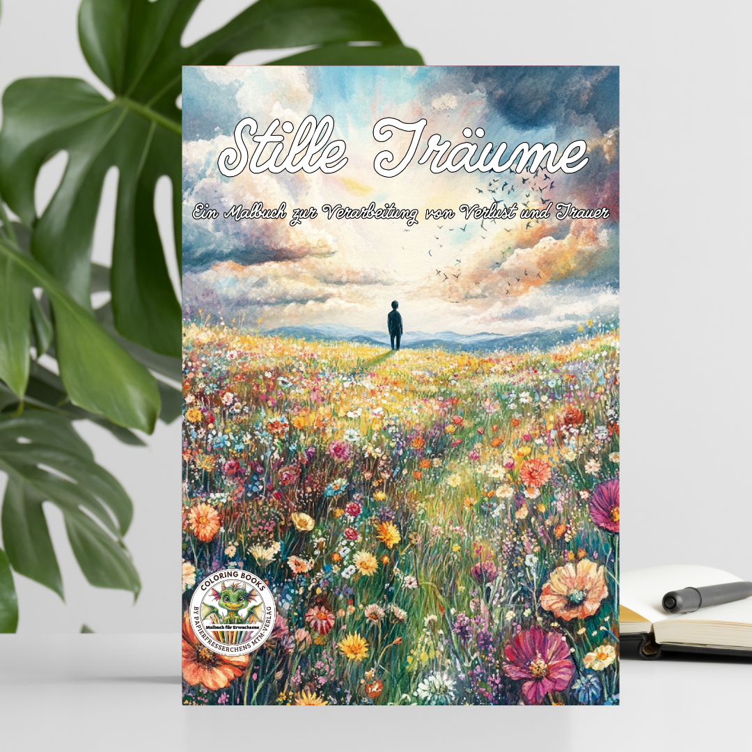 Stille Träume - Malbuch Trauer und Verlust zur Verarbeitung der Trauer
