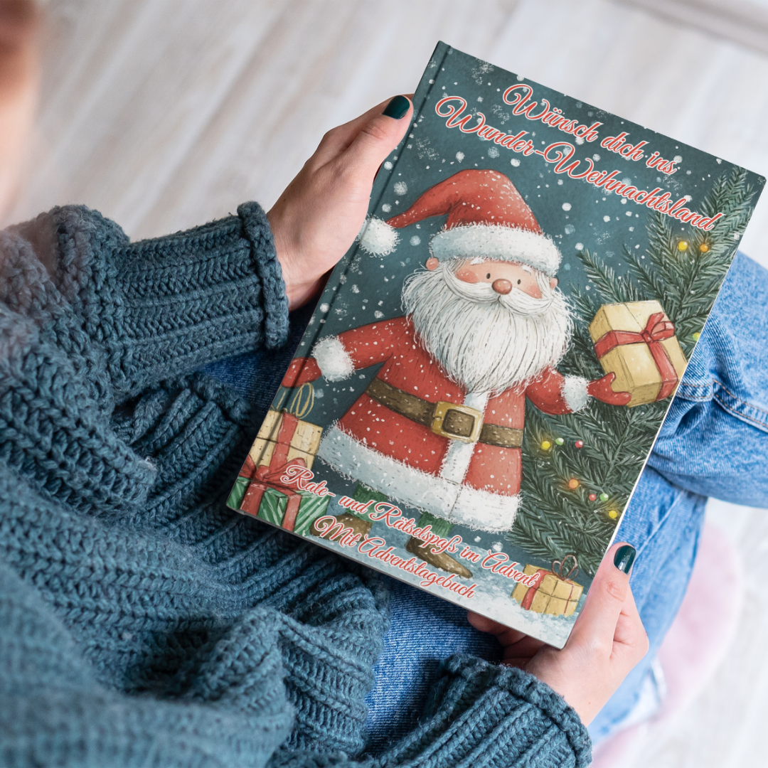Wünsch dich ins Wunder-Weihnachtsland - Weihnachtliches Rätselbuch für unvergessliche Adventsmomente