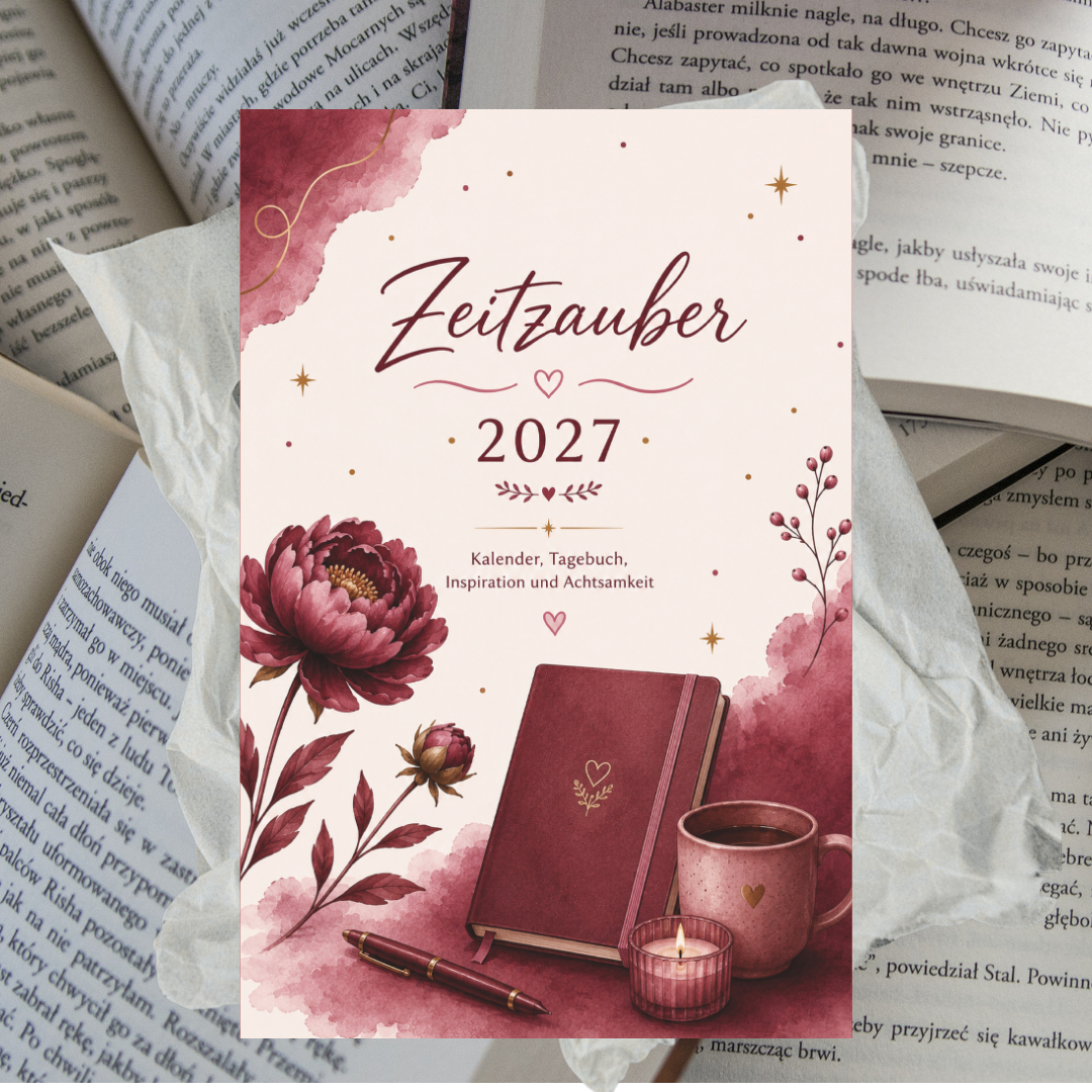 Zeitzauber 2027 - Kalender - Achtsamkeitskalender 2027 - s-w