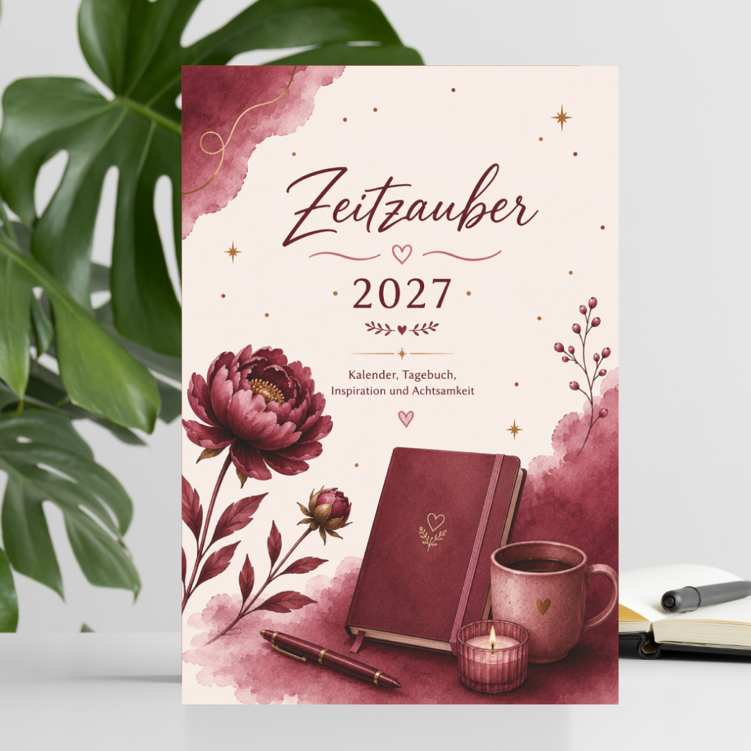Zeitzauber 2027 - Kalender - Achtsamkeitskalender 2027 - s-w