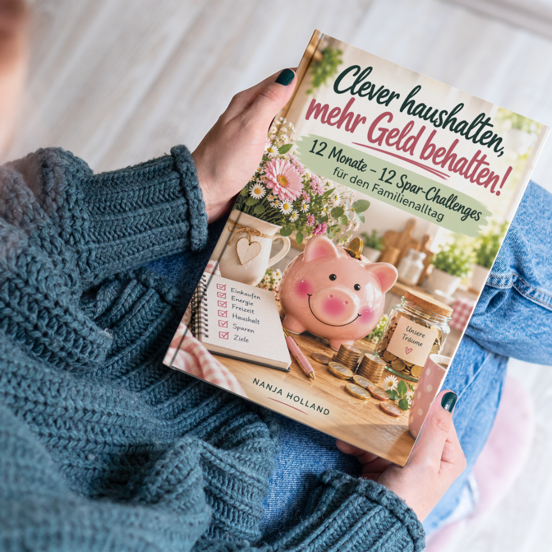 Clever haushalten, mehr Geld behalten! – 12 Monate – 12 Spar-Challenges für den Familienalltag