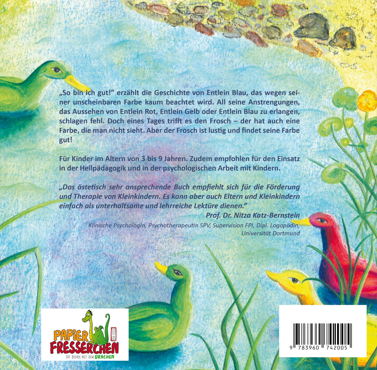 So bin ich gut! – Buchrückseite - Papierfresserchens MTM-Verlag