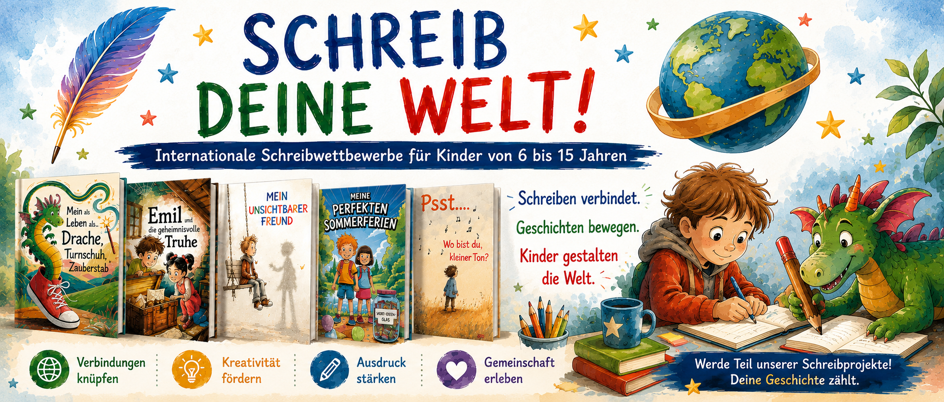 Schreibwettbewerbe für Kinder