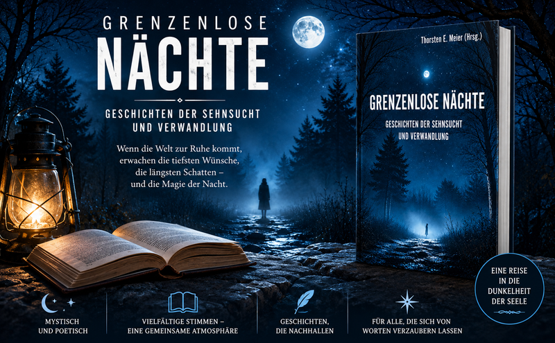 Grenzenlose Nächte Bd. 2: Geschichten zwischen Schlaf + Wachen, Licht + Schatten