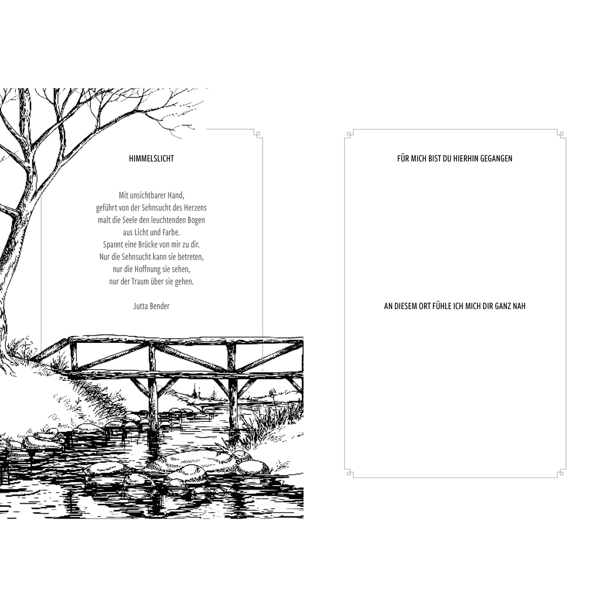 Mein Trauerbuch – Innenansicht - Papierfresserchens MTM-Verlag