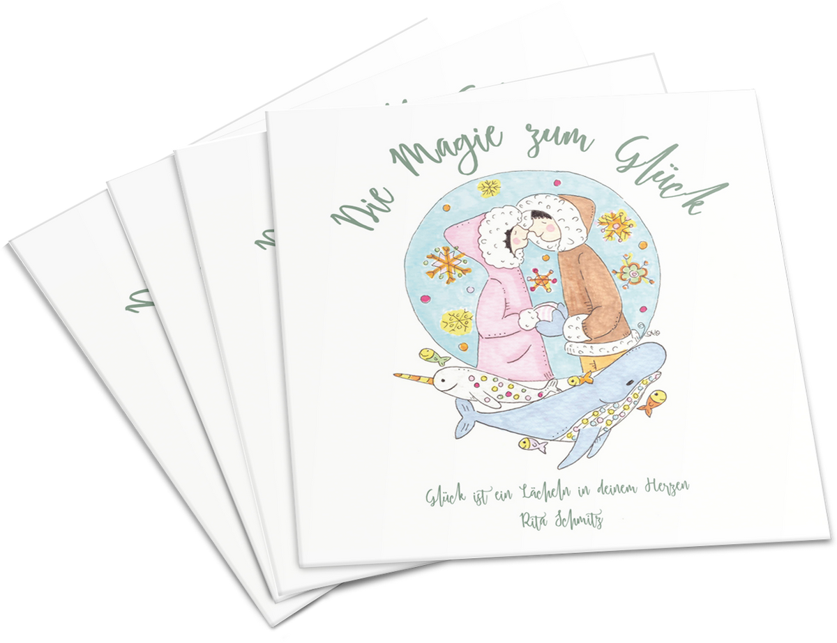 Die Magie zum Glück – Taschenbuch-Ansicht - Papierfresserchens MTM-Verlag